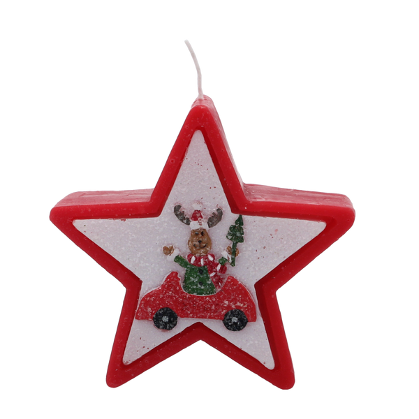STAR CANDLE 10 x 3.8 x 10 cm