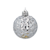 SET OF 6 BAUBLES 6 CM RED/GOLD/SILVER