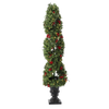 CHRISTMAS DECORATION TREE WITH MOUNTAIN ASH 150 CM
