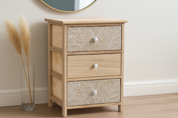 LUIZA 3-DRAWER CHEST OF DRAWERS 40 X 29 X 58 CM
