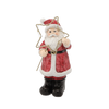 FIGURKA BOŽONAR. - STOJACI MIKULÁŠ S LED HVIEZDOU 12 x 10 x 23 CM balenie=4 ks *5364