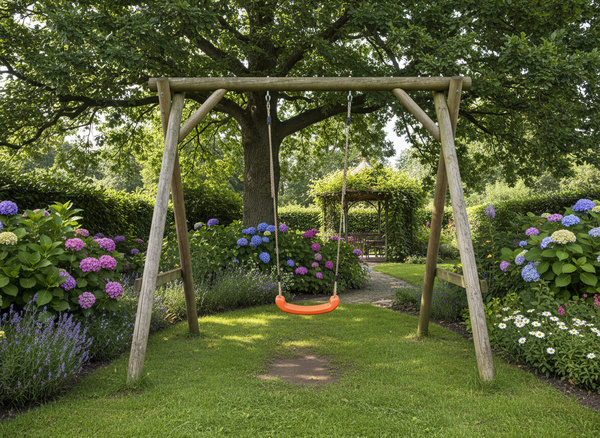 HUŚTAWKA DLA DZIECI PLASTIKOWA 40,5 x 16,5 x 180 CM