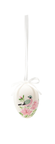 KPL. 6 JAJEK WIELKANOCNYCH 6 CM W KWIATY MIX WZORÓW TUBA *9472