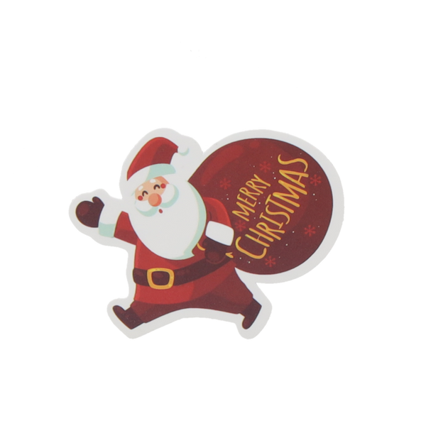 SET OF 3 CHRISTMAS DECORATIONS WITH STICKERS - MIX OF DESIGNS