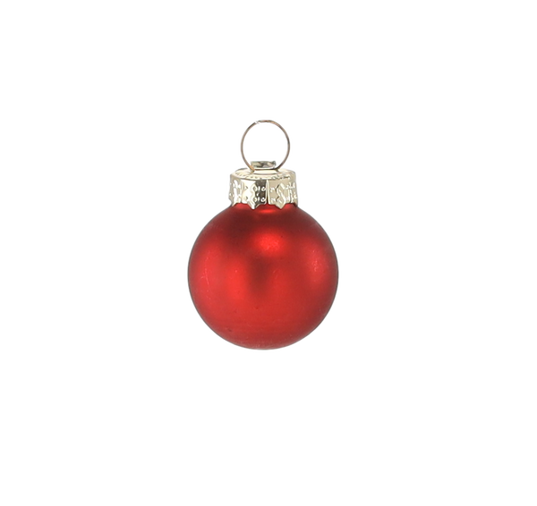 SET OF 24 CHRISTMAS TREE BAUBLES MIX COLORS 2,5 CM