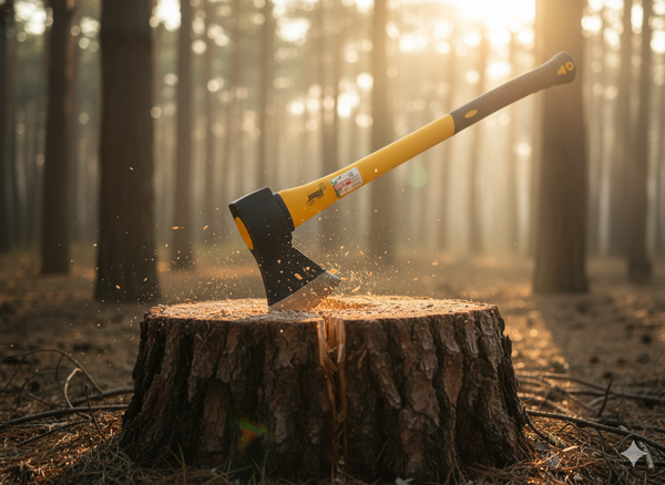 CARPENTER AXE 1400 G HANDLE 70 CM