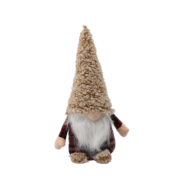 VÁNOČNÝ GNÓM 30 CM BéŽOVO - ČERVENÝ *9605