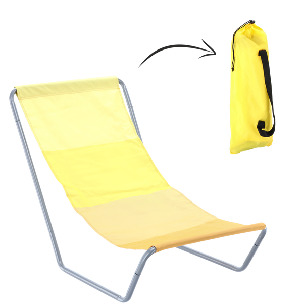 GARDEN LOUNGER 98 X 50 CM YELLOW