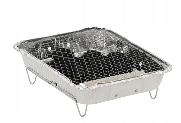 GRILL DE UNICĂ FOLOSINȚĂ BRICHET 31 x 24 x 5 CM disp=6buc *3681