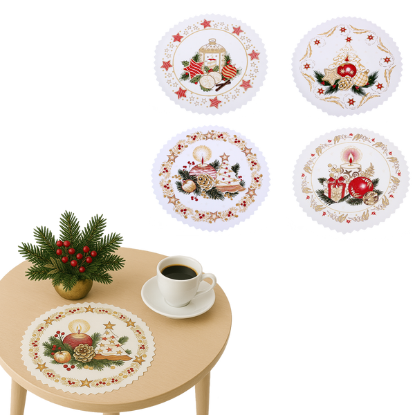 HARTIE 36 CM DUPĂ CRĂCIUN PACHET 6 BUC *4129