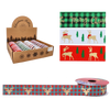 CHRISTMAS DECORATIVE RIBBON MIX DESIGNS 2.5 CM x 2.7M