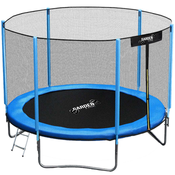 TRAMPOLINA 10FT 312 CM Z DRABINKĄ I SIATKĄ ZABEZPIECZAJĄCĄ *9870