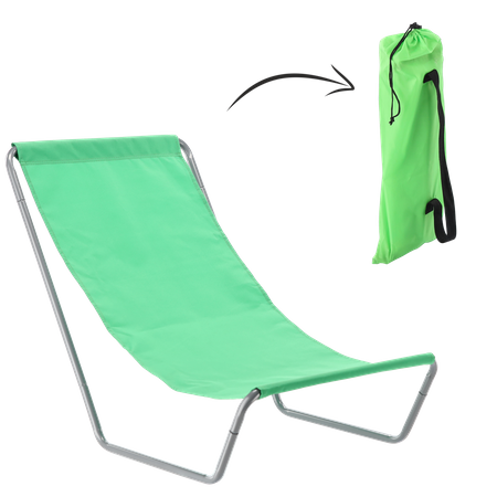 GARDEN LOUNGER 98 X 50 CM GREEN
