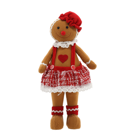 PERNIKOVÝ BOŽÍ NAROZENÍ STÁJÍCÍ DÍVKA 22 X 18 X 46 CM LED *1667