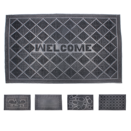 RECTANGULAR RUBBER DOORMAT 40X60