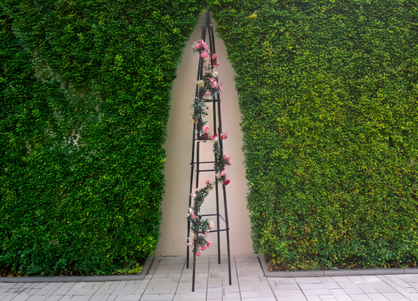 PERGOLA OGRODOWA PIRAMIDA 31 x 31 x 200 CM (+ KOTWY) *0293