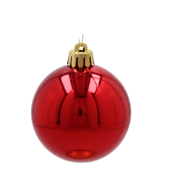 KPL. 20 BOMBEK 6 CM RED / GOLD / SILVER *3825