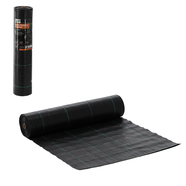 AGROTKANINA ŚCIÓŁKUJĄCA ANTYCHWASTOWA UV OCHRONNA CZARNA 1,6 x 50 M 135 g/m2 *6438