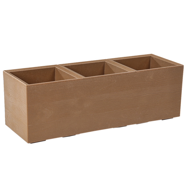 Kvetináč Karo 900x300mm doska prírodné drevo*88455