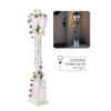 Vianočná biela LED lampáš 20 x 20 x 120 CM *5171