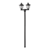 SOLAR TWIN HEAD STAKE LIGHTS LED 27,5 x 27,5 x 152 CM