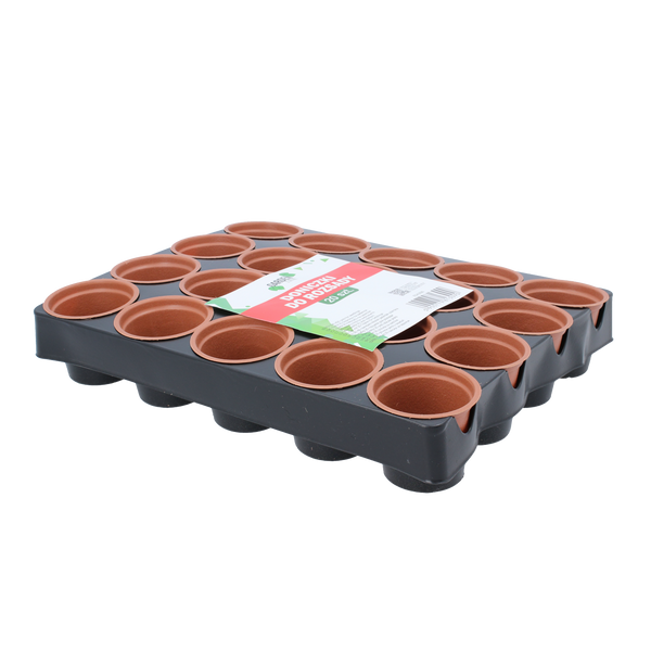 SET OF 20 SEEDLING POTS DIAMETER 6 CM