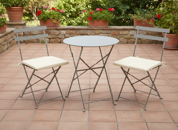 PODUSZKA NA KRZESŁO 40 x 40 x 3 CM BEŻOWA