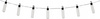 SOLAR GARDEN GARLAND LENGTH 2 + 1.8 M LUX 10 LED WARM WHITE