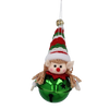 ORNAMENT DE BRAZ ÎN FORMĂ DE CLĂCĂ - CLĂCĂ ELVESCU MIX DE MODELE 5 x 12 CM ambalaj=8buc *8525