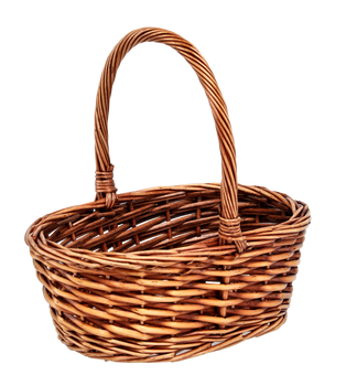 BASKET WITH HANDLE 30 X 23 X 11.5/28 CM
