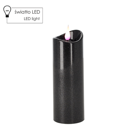 LED SVIECA 5CMX15CM S BATÉRIAMI GRANITOVÁ RŮŽOVÝ PLAMEŇ*9716