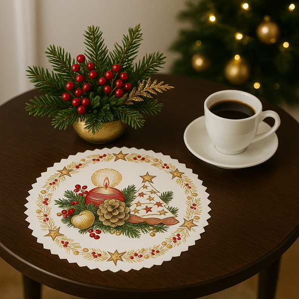 CHRISTMAS NAPKIN DIA. 36 CM