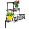 CORNER FLOWER STAND 3 SHELVES 60 x 60 x 60 CM