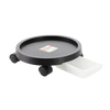 Podstavec pod kvetináč okrúhly na kolieskach FI 28 CM *4564