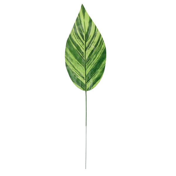 SET OF 12 ARTIFICIAL BRANCHES - GREEN LEAF 48 x 12 CM