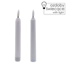 LAMPĂ LED PE BATERII ALBASTRĂ 16,5 CM MIX DE MODELE disp=20buc. *0375