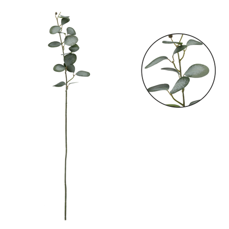 SZTUCZNA GAŁĄZKA POJEDYNCZA - ZIELONE LIŚCIE 90 CM opak=24 szt *3544