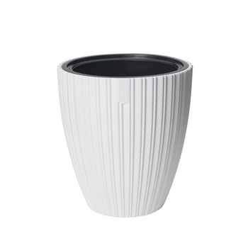 POT MIKA 400MM WHITE *7859*