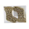 SADA 12 VIANOČNÝCH OZDOB - BOTY 10 CM ČERVENÉ/ZLATE/JADROVÉ *3553