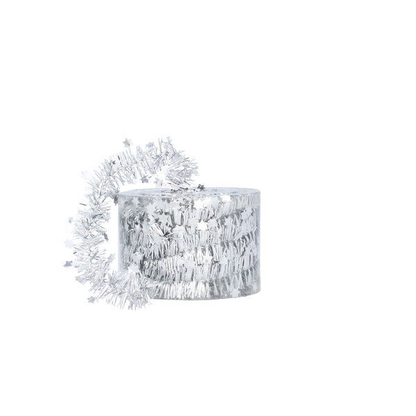 REŤAZEC NA VIANOCNÝ STROMČEK 7M S HVIEZDIČKAMI ČERVENÝ/ZLATÝ/SILVER *3331