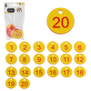 KPL. 20 NUMERÓW NA ULE ( 1-20) opak=24kpl *2847