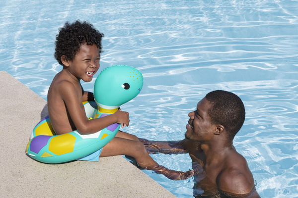 INFLATABLE BEACH RING MIXED DESIGNS