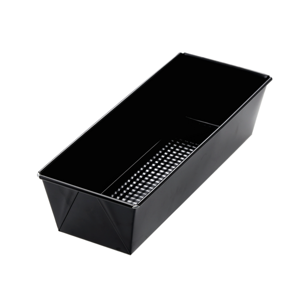 Plechová forma 30x11x7,5 cm s ochranou proti prilepeniu čierna *1647*