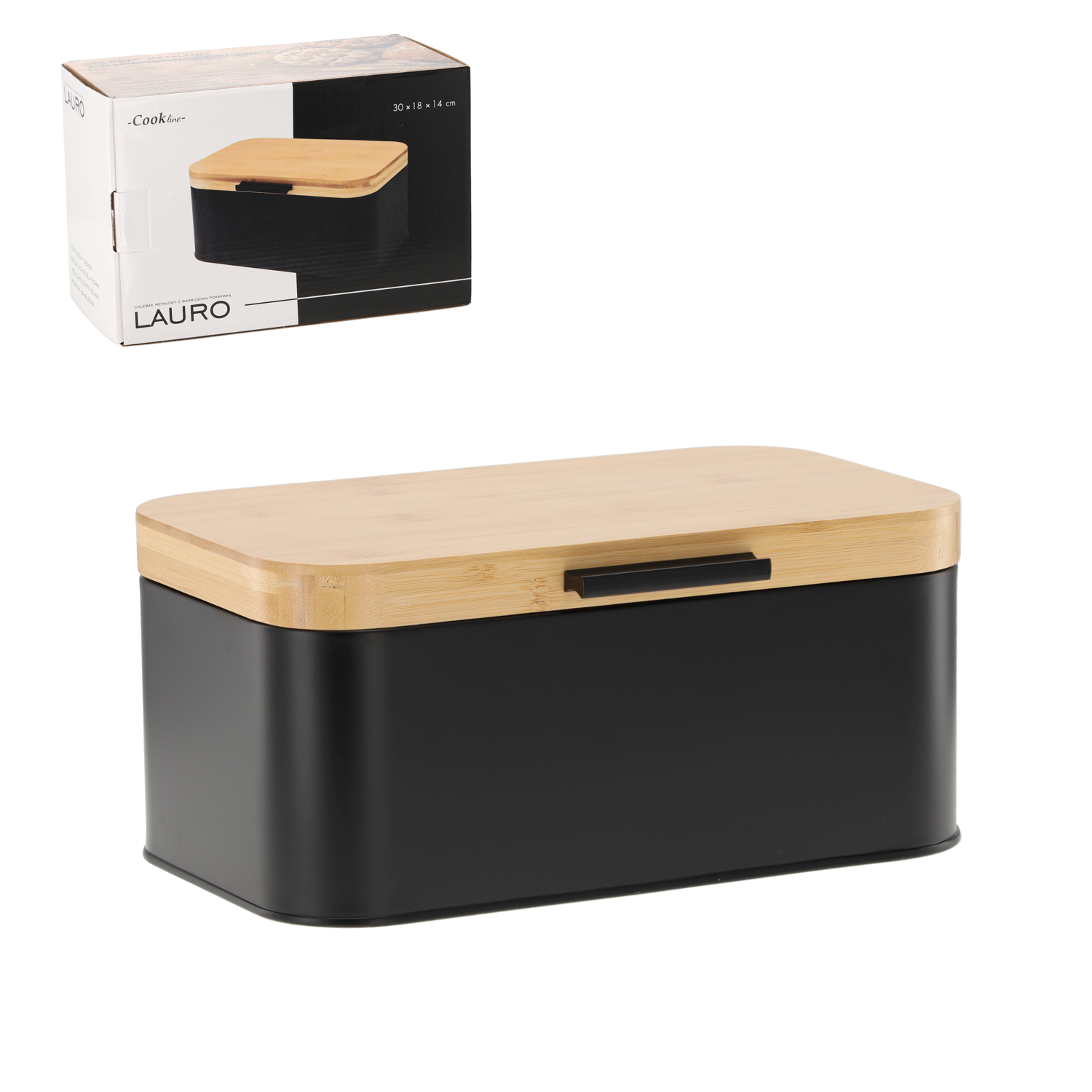 CHLEBAK LAURO - METALOWY Z BAMBUSOWĄ POKRYWĄ 30 x 23 x 18 x 15 CM CZARNY pol_pl_CHLEBAK-LAURO-METALOWY-Z-BAMBUSOWA-POKRYWA-30-x-23-x-18-x-15-CM-CZARNY-3192-4755_8