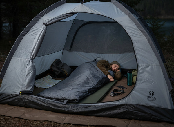 ŚPIWÓR TURYSTYCZNY 215 x 75 CM CZARNY