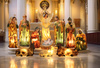 KPL. FIGURI DE CRĂCIUN 11 EL. 100 CM MASĂ DE RĂȘINĂ ÎNLUMINATĂ*2051
