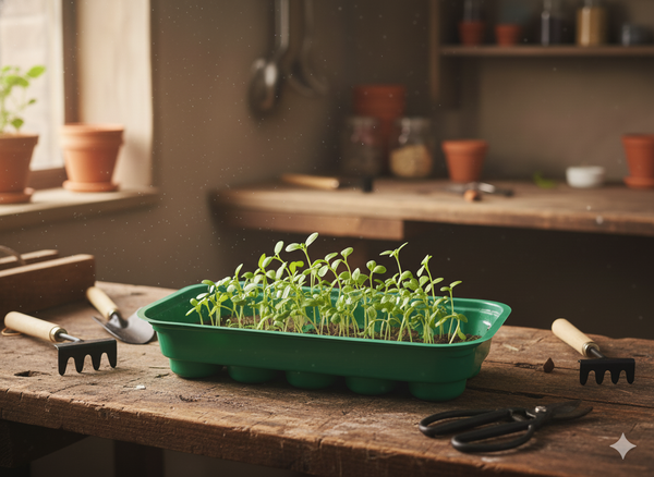 SEED STARTING KIT (MINI GREENHOUSE + 10 PEAT DISCS)