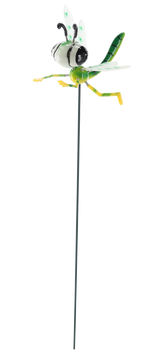 OZDOBA NA PIKU DO DONICY / OGRODU - WAŻKA 11 CM / 50 CM *5412