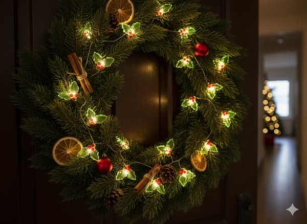 LED LIGHT CHAIN HOLLY 20L BATTERY-POWERED