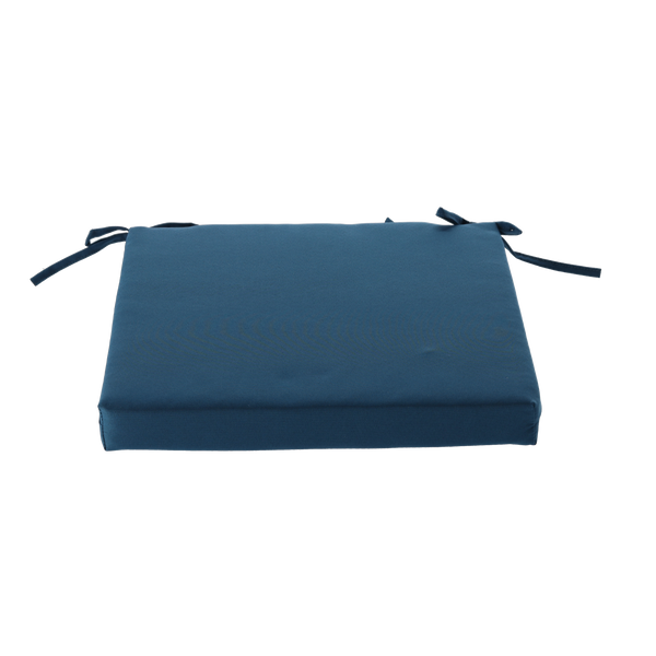 PODUSZKA NA KRZESŁO 40 x 40 x 5 CM NIEBIESKA